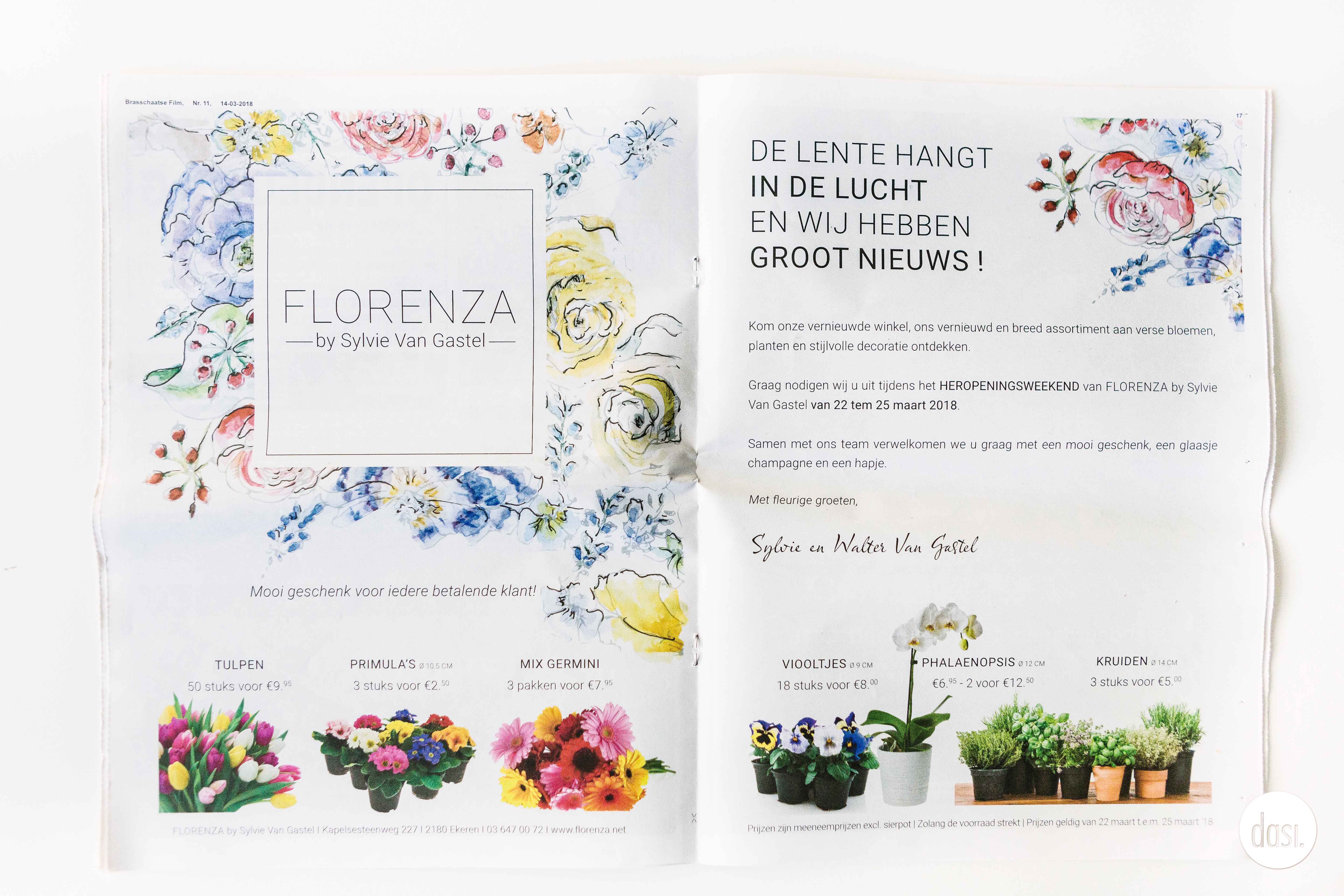 Ontwerp huisstijl Florenza