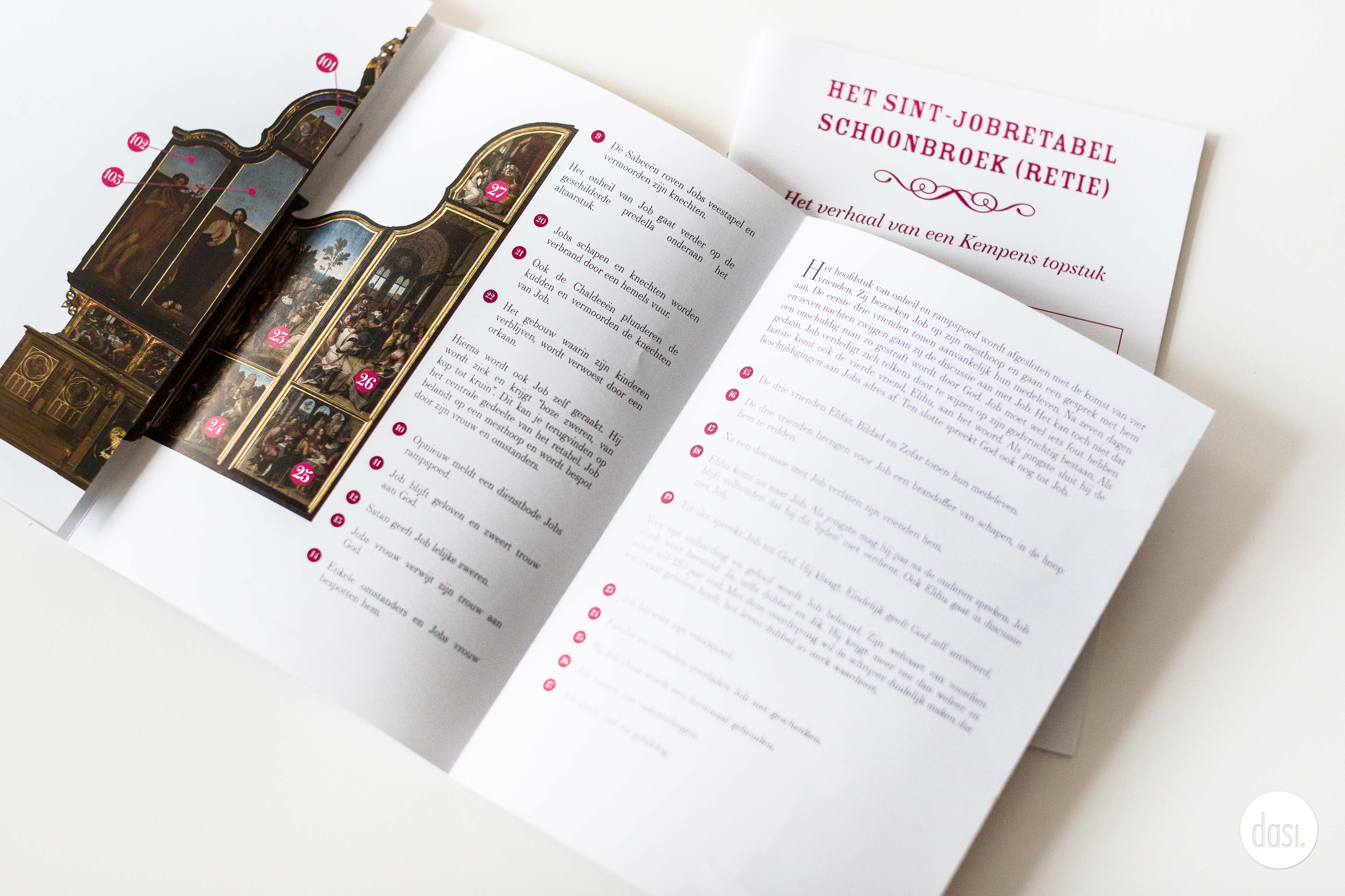 Ontwerp brochure Sint-Jobretabel