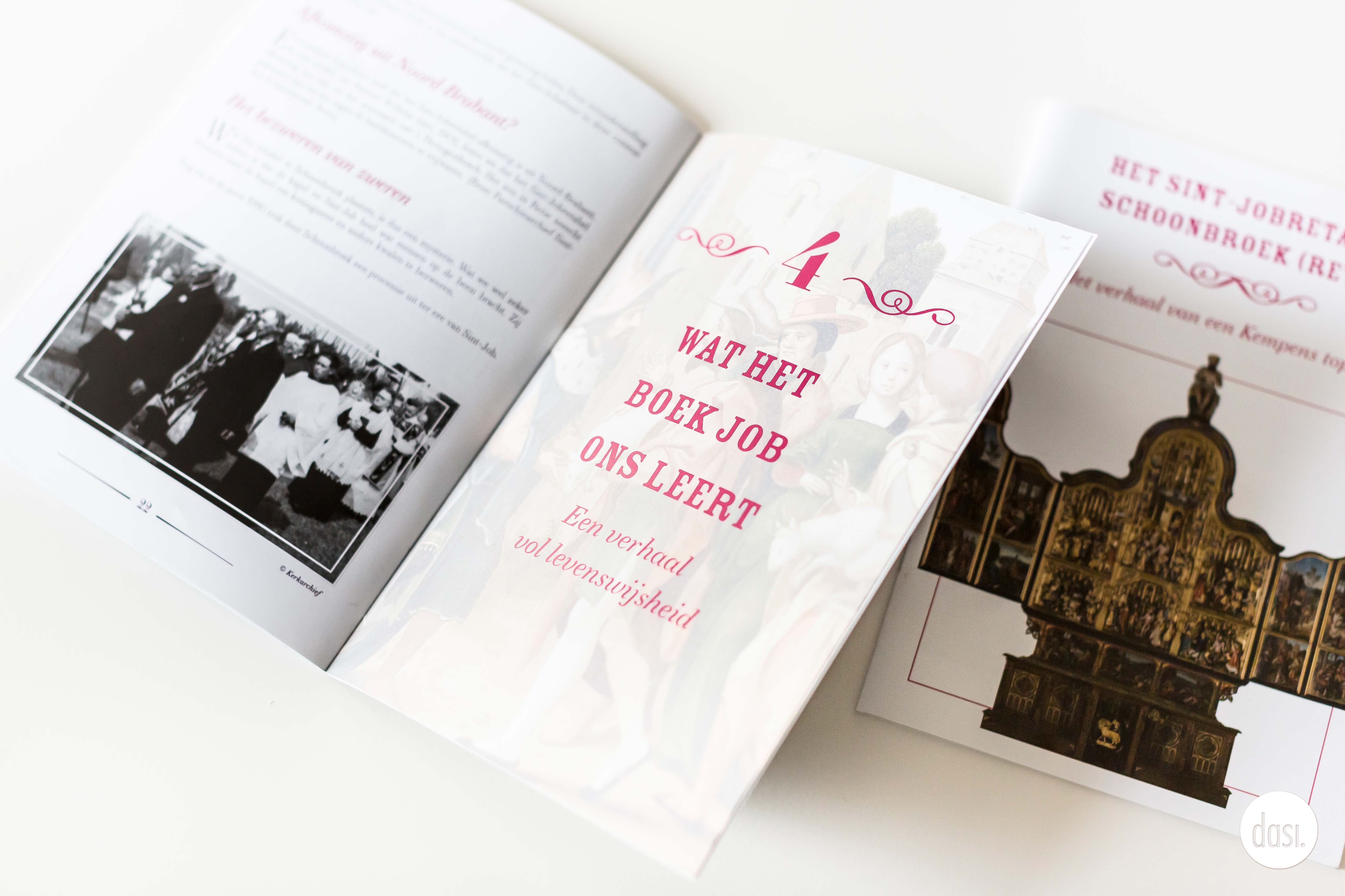 Ontwerp brochure Sint-Jobretabel