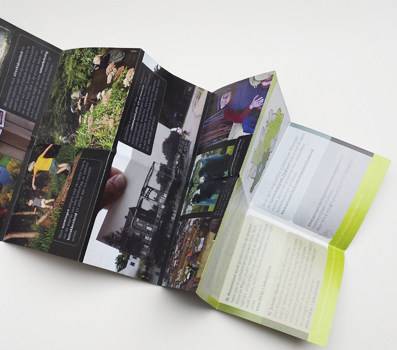 Ontwerp folder Duurzaam leefmilieu