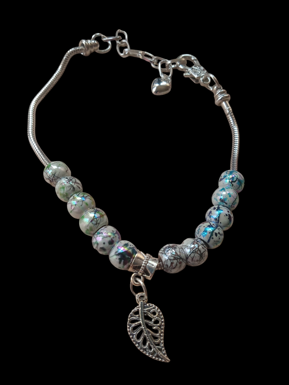 Thumbnail: Leaf Charm Bracelet plus size adult