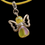Thumbnail: Sunny Yellow Faux Leather Gaurdian Angel Charm Bracelet