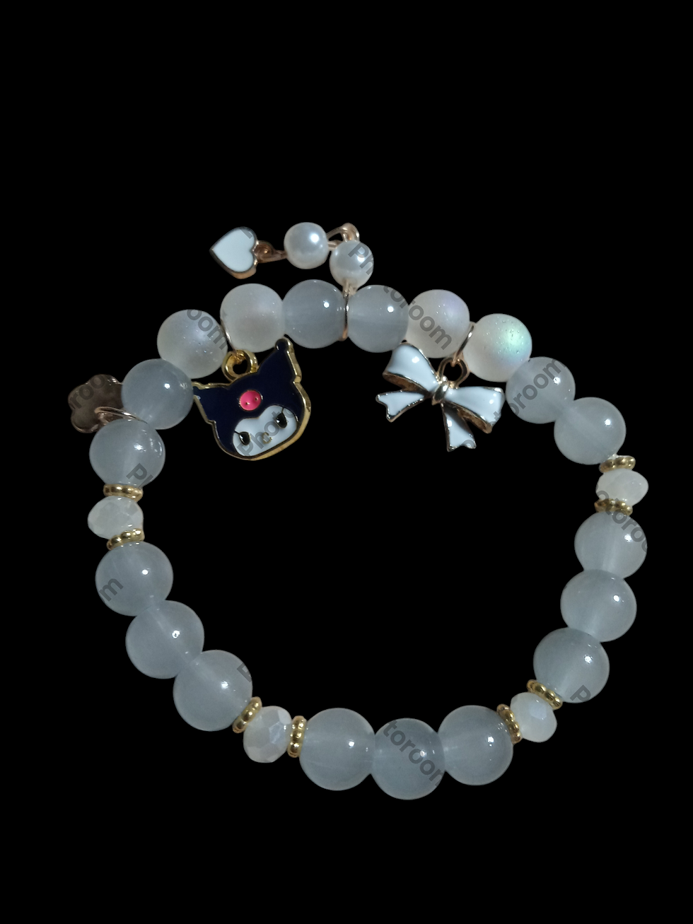 Petite Hello Kitty & Quartz Earth Bracelet