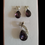 Thumbnail: Purple Teardrop Pendent & Earrings with gemstone accent 