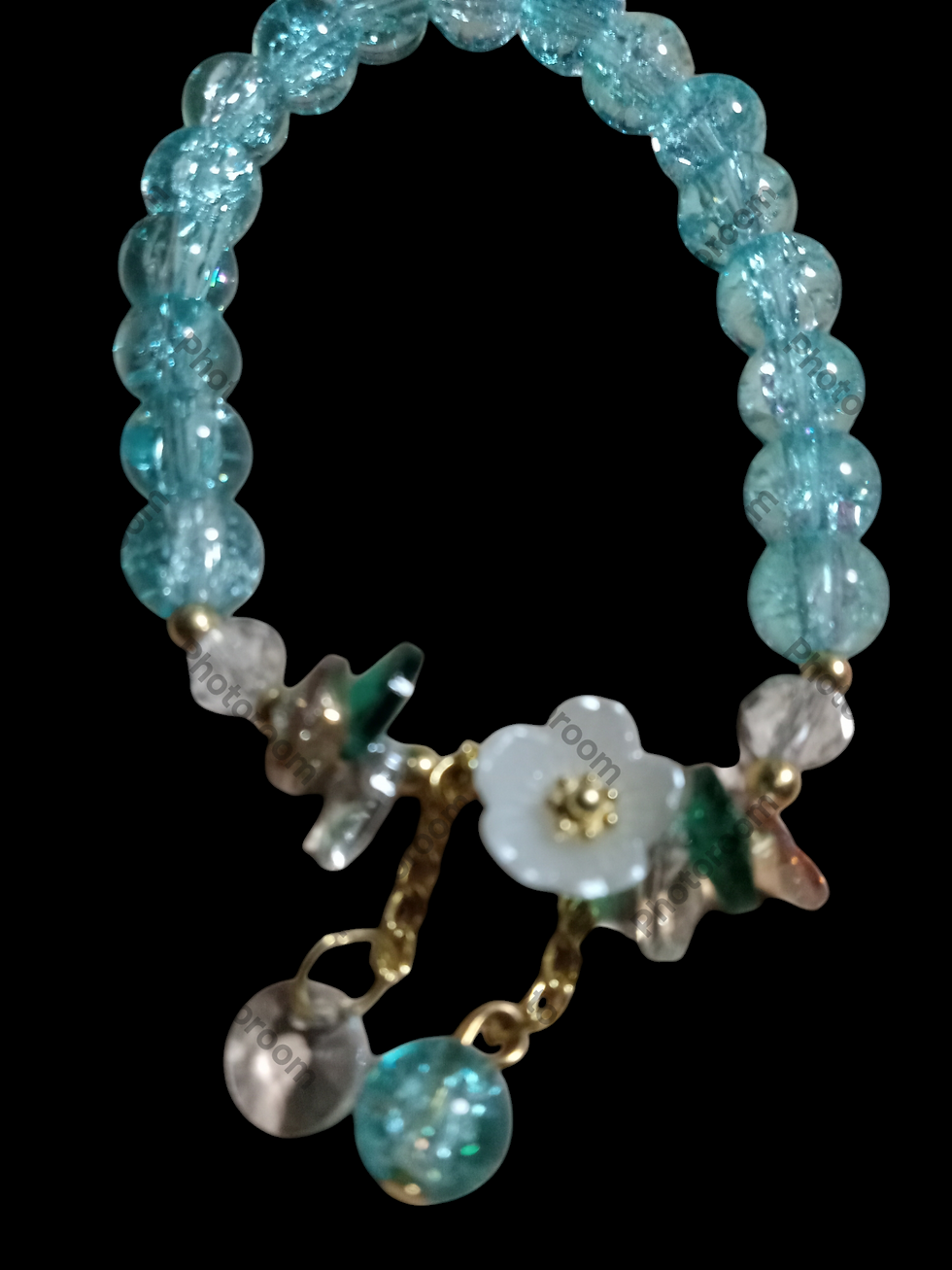 Baby Blue Spring Bracelet with flower