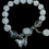 Thumbnail: Moonstone Quartz Crystal Butterfly Bracelet Earth   Petite