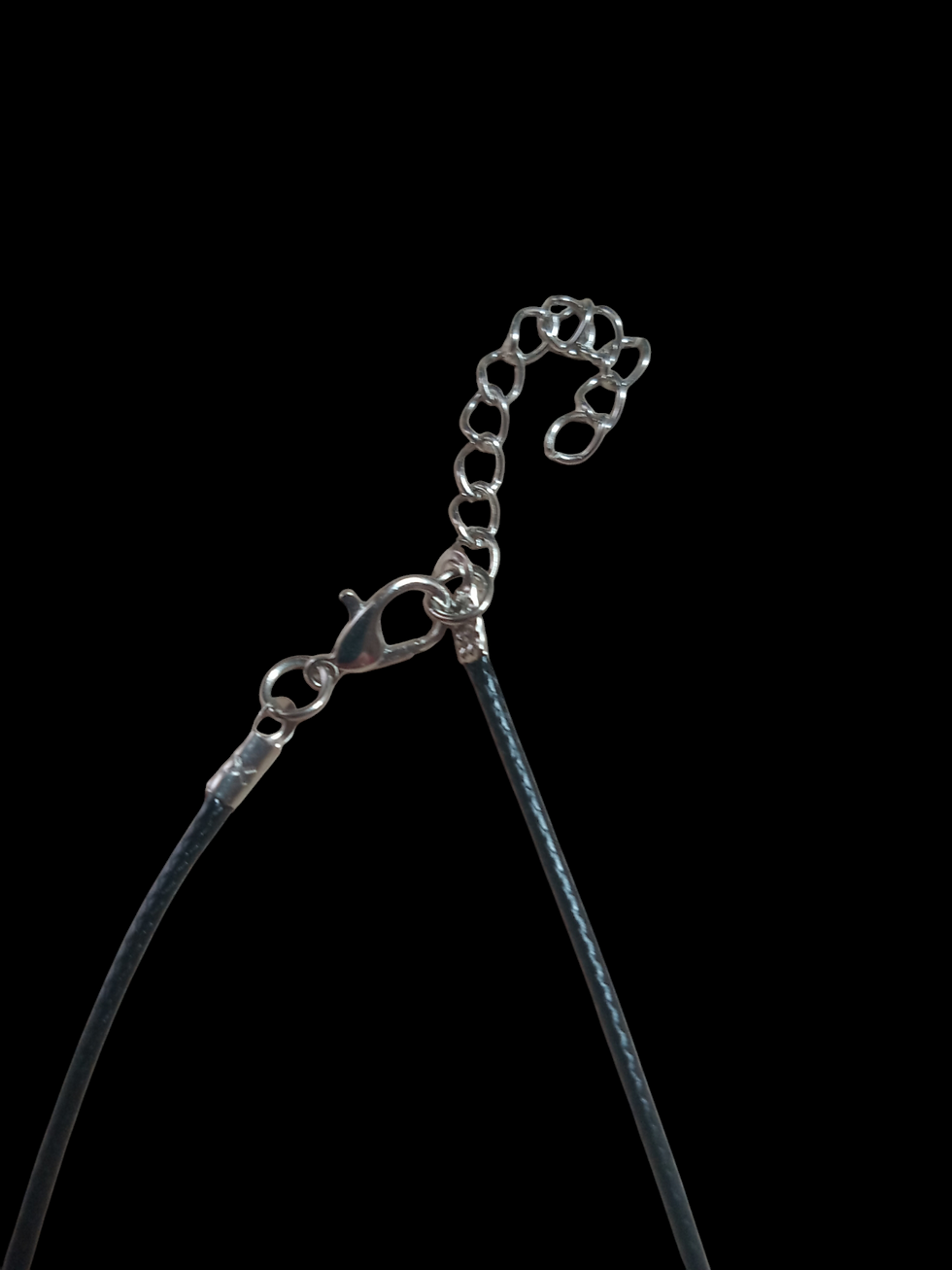 Thumbnail: Tan Granite Speckled Heart Necklace