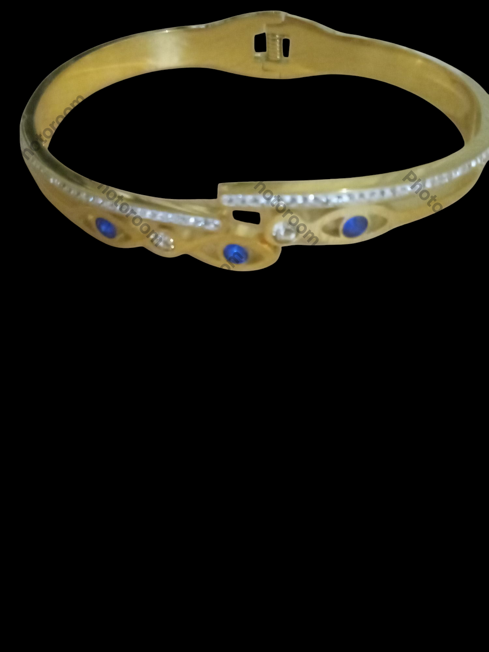 Thumbnail: Eye Bracelet in Gold Tone Fashion Bracelet 