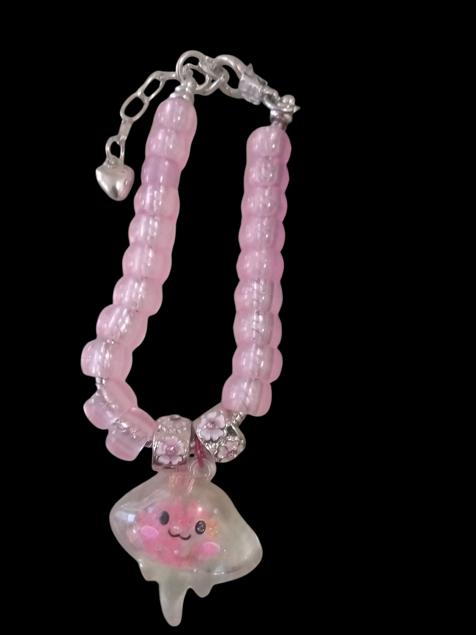 Thumbnail: Solar UV #Jewelry Pink Manta Ray  Bracelet 