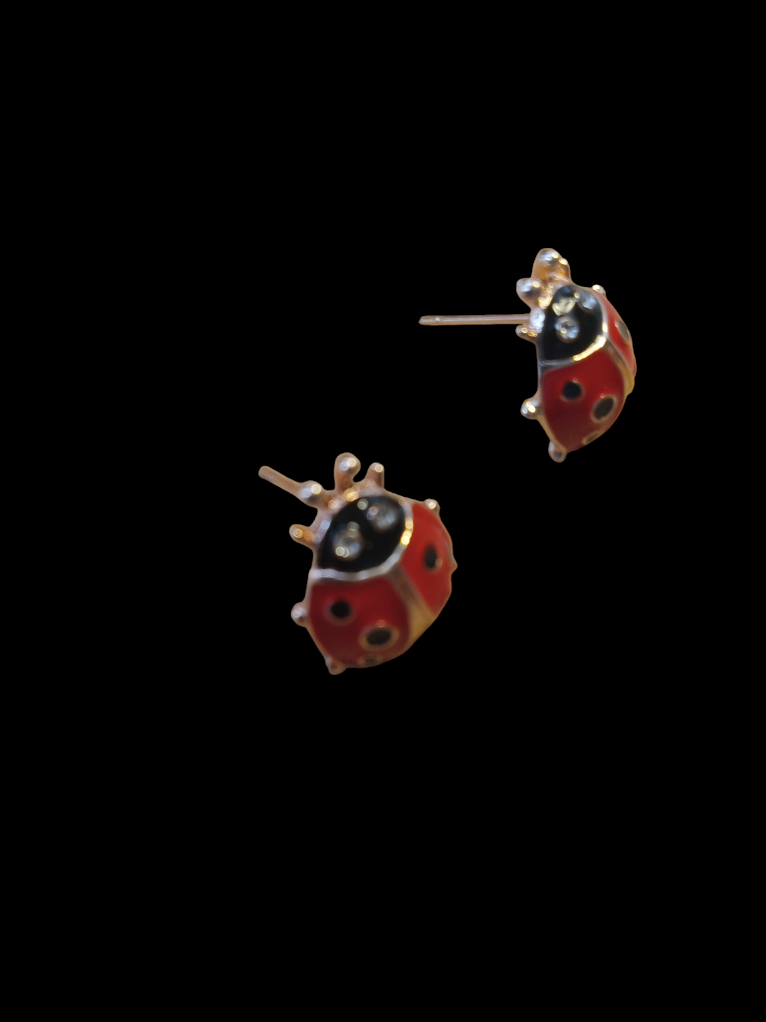 Lady Bug Fashion Earrings