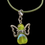 Thumbnail: Green Faux Leather Gaurdian Angel Charm Bracelet