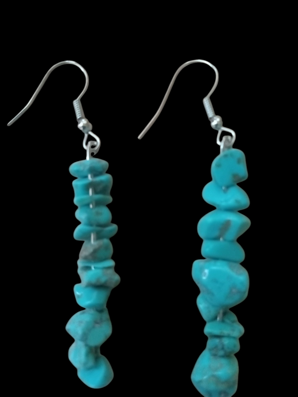 Thumbnail: Elegant O's Handcrafted jewelry Earth Collectio Turquise bracelet with Earrings