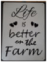 Wall Art - Life is better on the farm