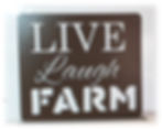 Wall Art - Live Laugh Farm