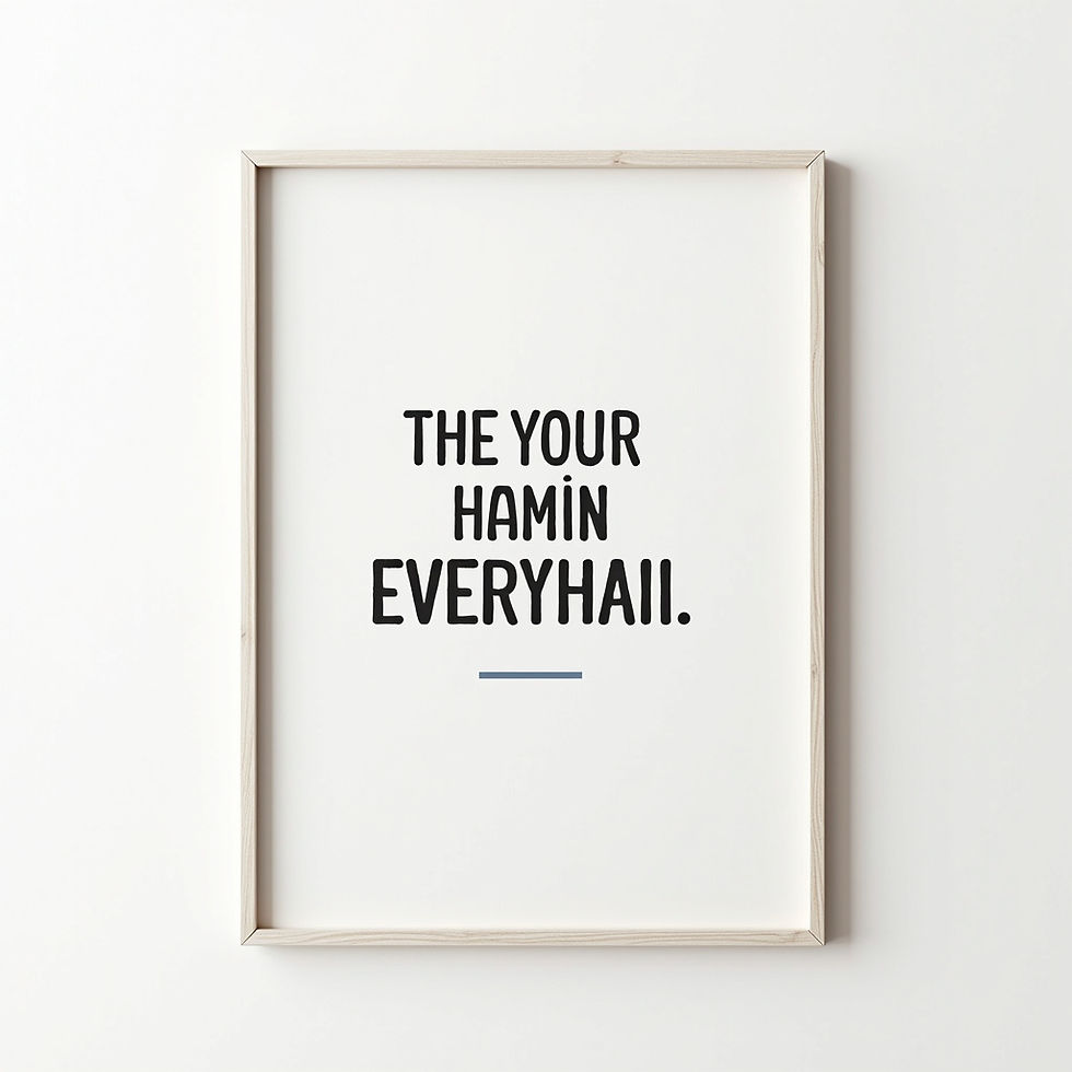 Empowerment Typography Print