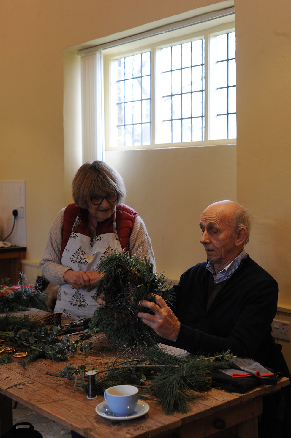 Thumbnail: Lamport Hall Christmas Wreath Workshop