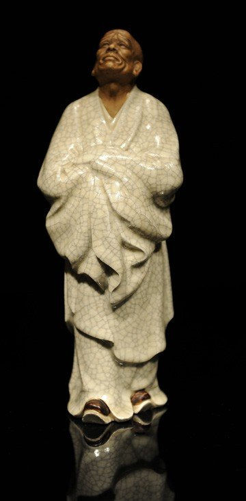 20th Century. Shiwan Luohan statues
