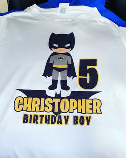Batman Birthday Shirt