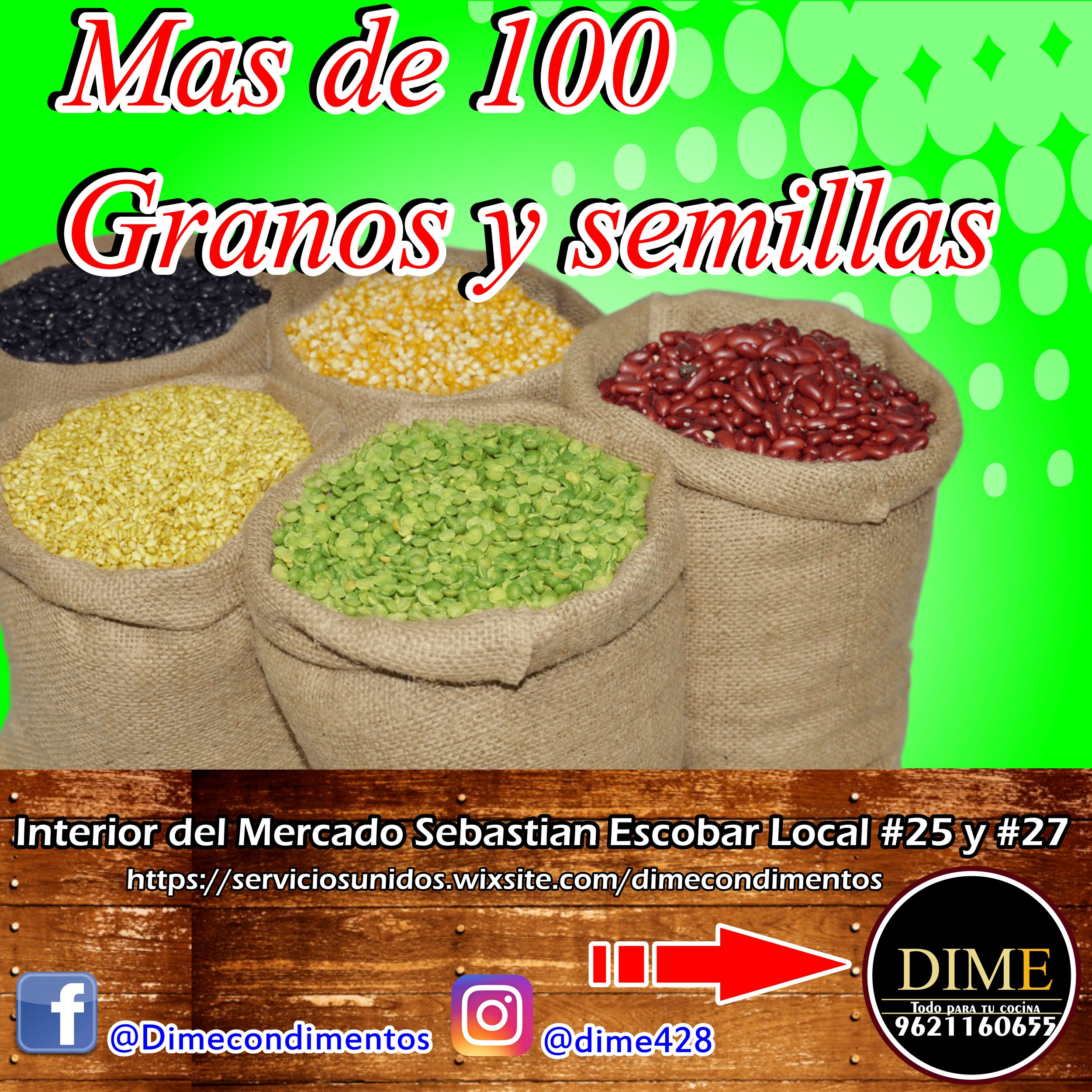 Semillas y granos