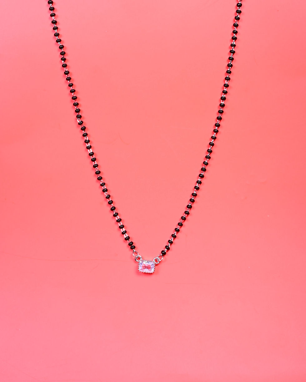 Square Stone Mangalsutra