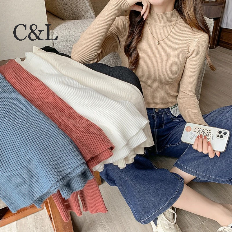 Thumbnail: Essential Cloud-Knit Mock Neck