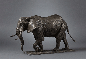 Bronze called "African Elephant" by Fred Gordon