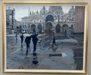 Oil painting called 'Venice' by Ken Howard