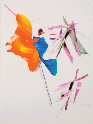 Mixed media artwork called "Butterfly" by Hannah Campion