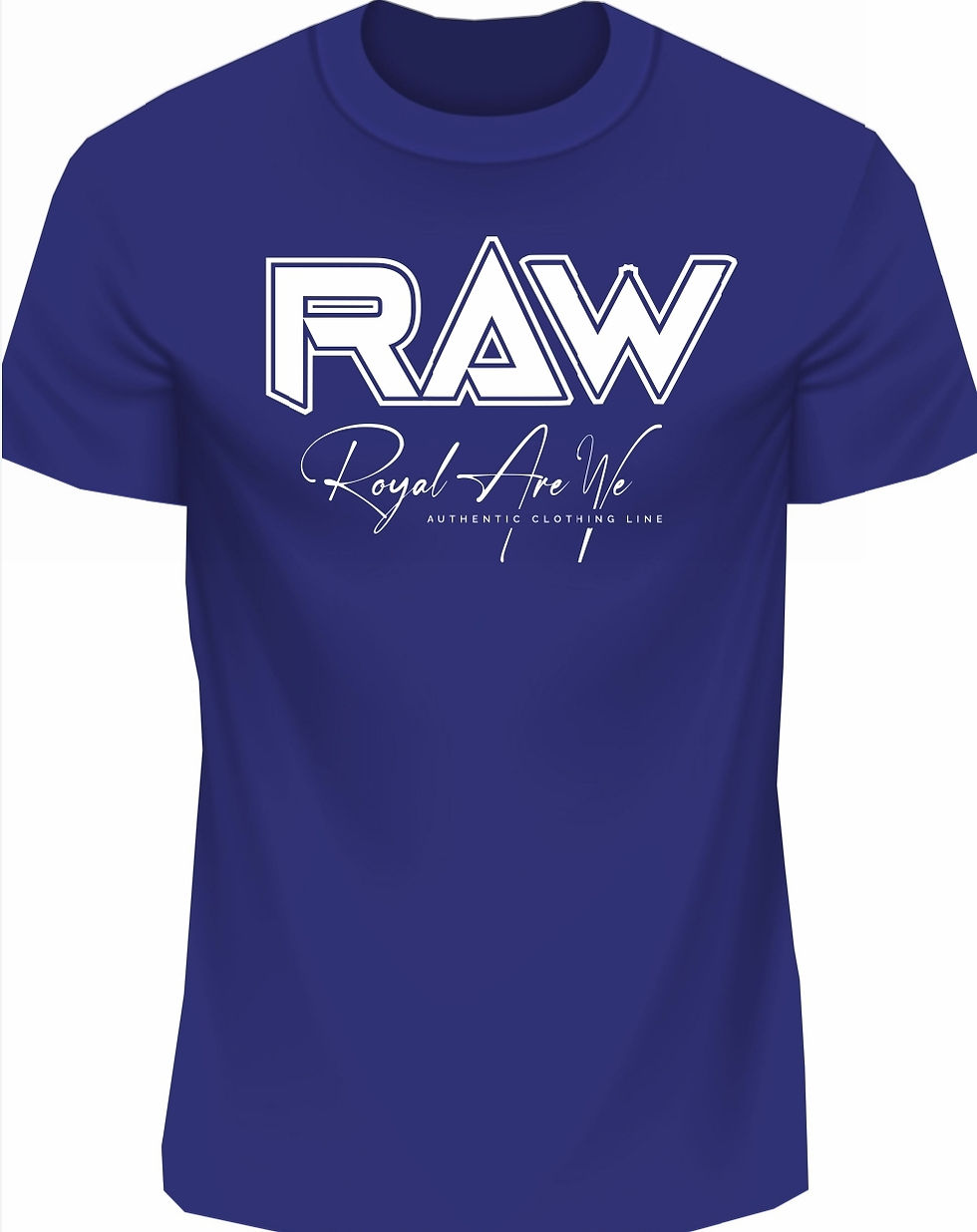 Blue **1 Color** RAW Logo