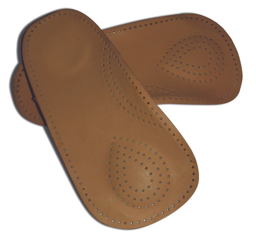Prolyne Leather Covered 3/4 length arch supports | Footcare Supplies