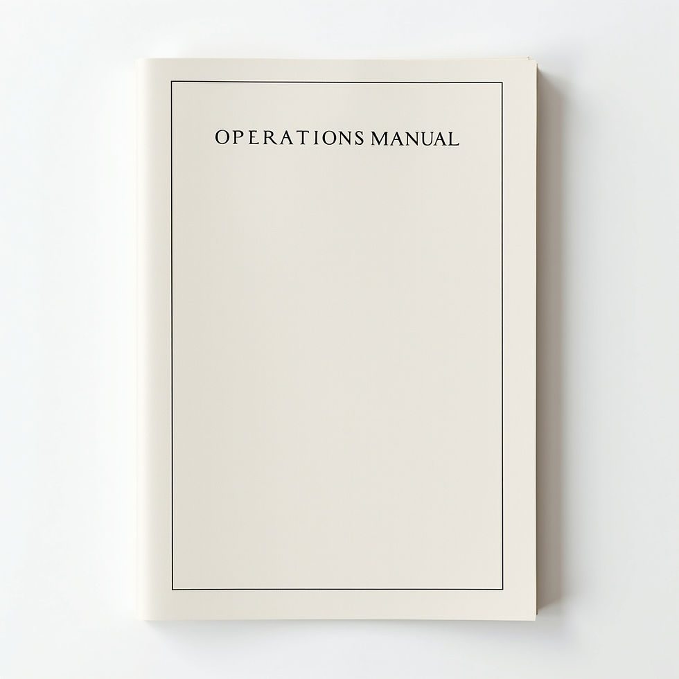 Operations Manual Blueprint
