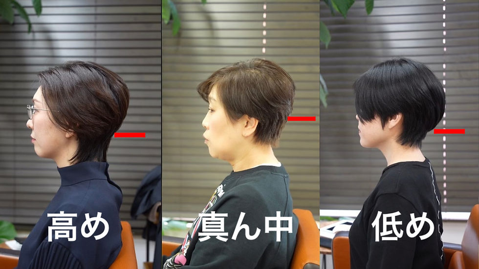 骨の位置に合わせた丸みが後頭部を綺麗に見せるショートヘア |調布美容室・柴崎美容室WINDMILL/40代ショート・50代ショート・60代ショート