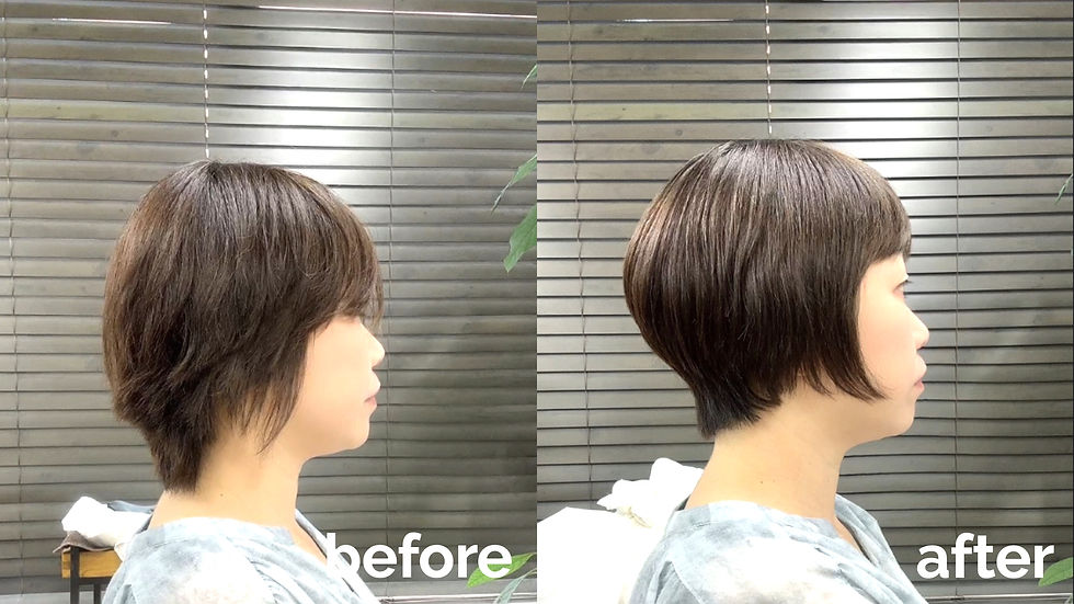 40代、50代のパサつきをツヤに変える似合わせショート |調布美容室・柴崎美容室WINDMILL