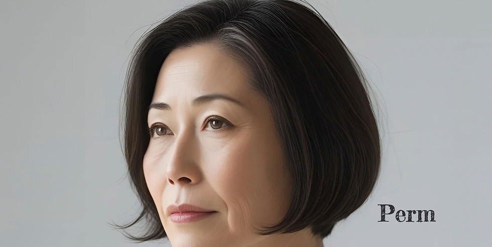 大人女性パーマ