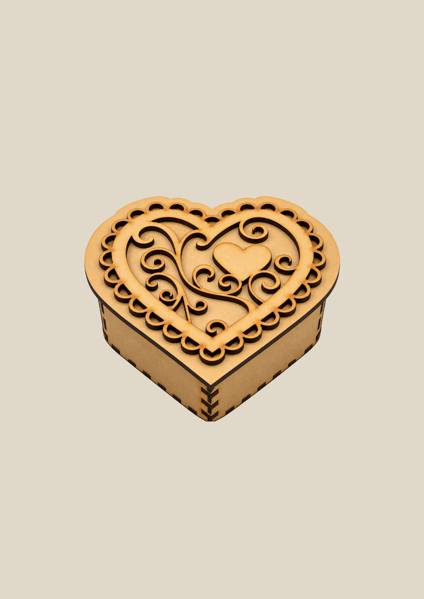Cajita de corazón