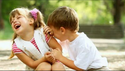 kids laughing