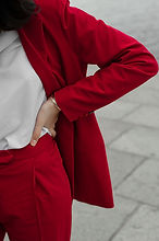 Woman in Red