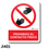 Miniatura: Prohibido contacto físico (20 x 25 cm) 1 pza.