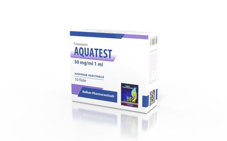 Thumbnail: Balkan Pharmaceuticals AQUATEST 10 amp 100mg/ml