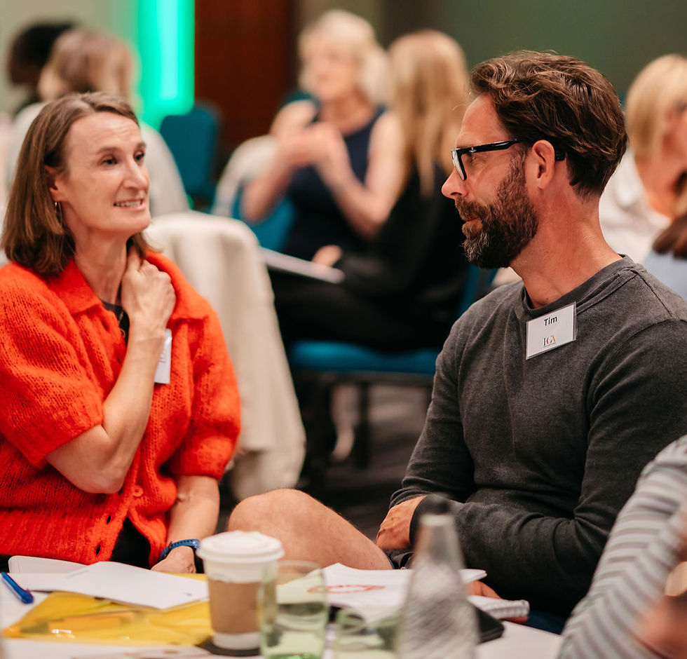 HCA Students Practising at 3-Day Live Health Coach Training Event, London