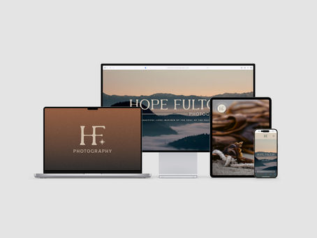 Desktop Displaying Brand Identity of a Business in Duncan BC