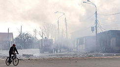 Ukraine war: Families hide in cellars as Russia targets Donbas region