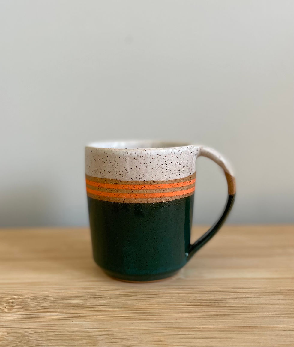 Emerald & Orange Mug