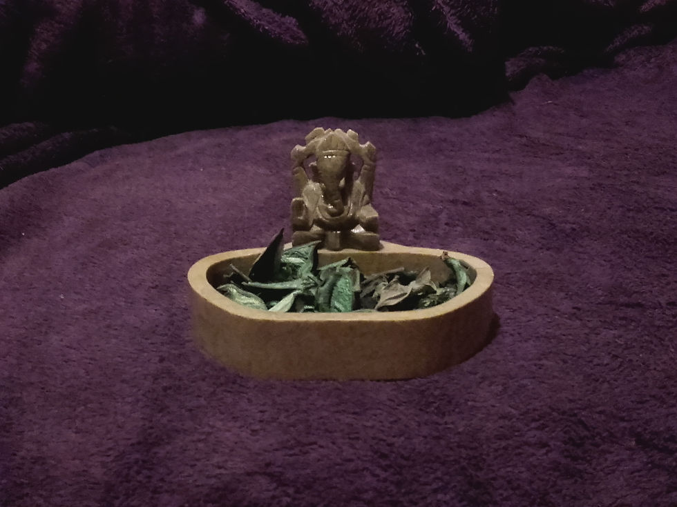 Miniatura: Ganesha Mármol Marrón