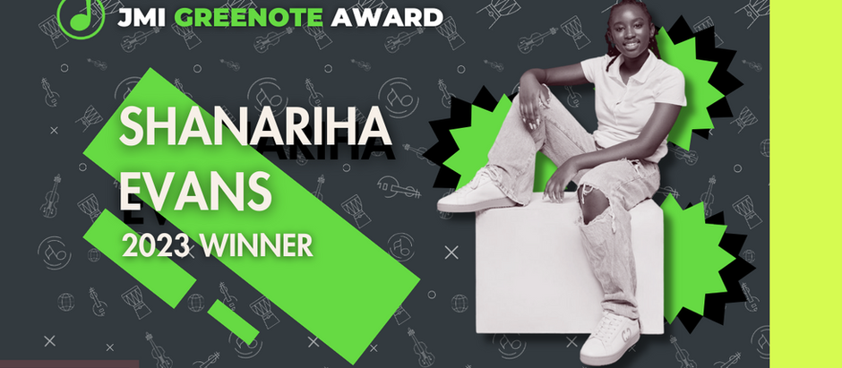 Meet Shanariha Evans: Winner of the JMI Greenote Award 2023