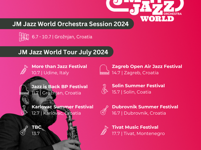 The Ultimate Jazz Experience: Tour dates announcement for JM Jazz World Orchestra 2024!