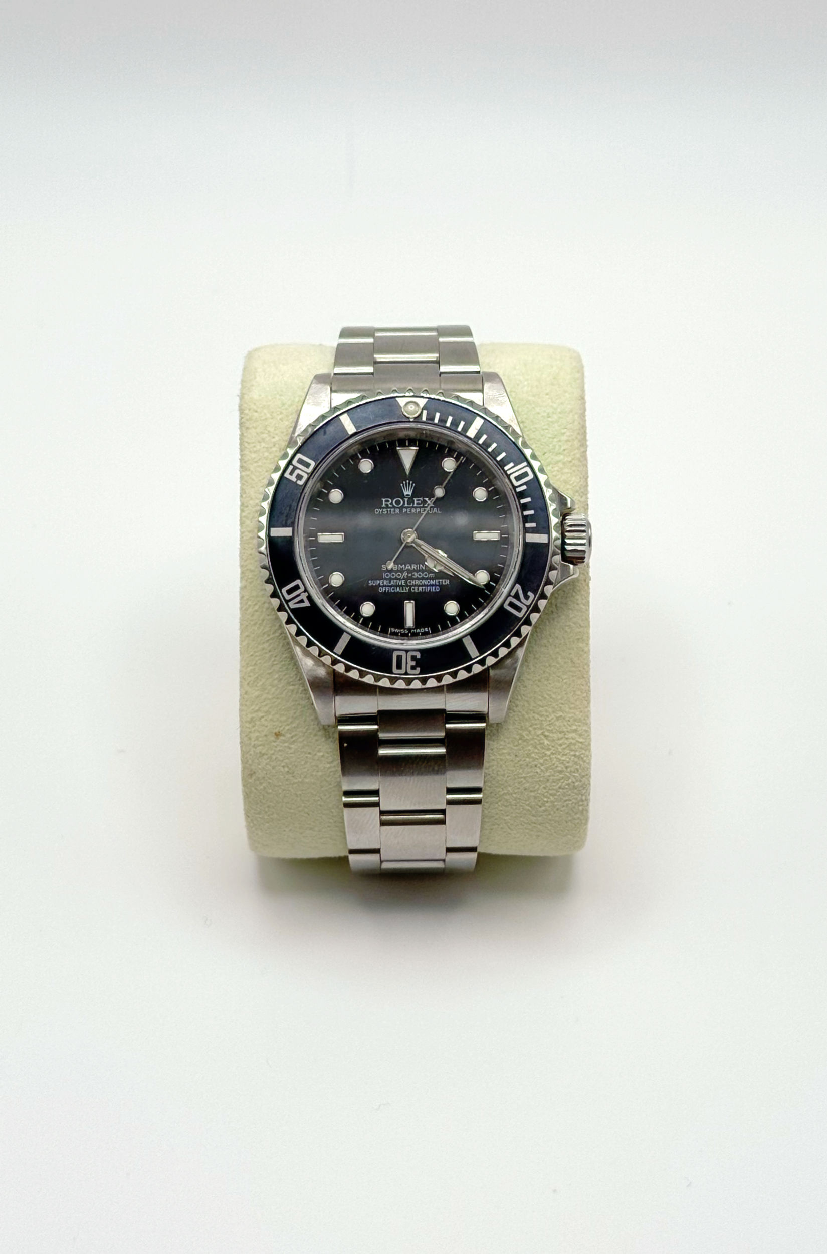 2009 Rolex Submariner 14060 Steel Black Bezel Watch
