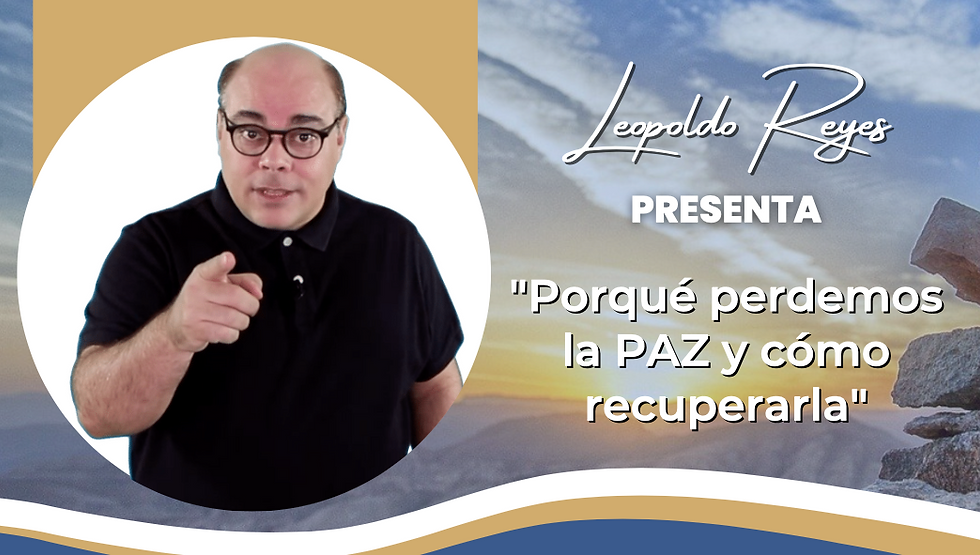 Porqué perdemos la PAZ y cómo recuperarla