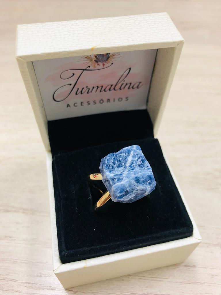 Miniatura: ANEL COM PEDRA NATURAL BRUTA