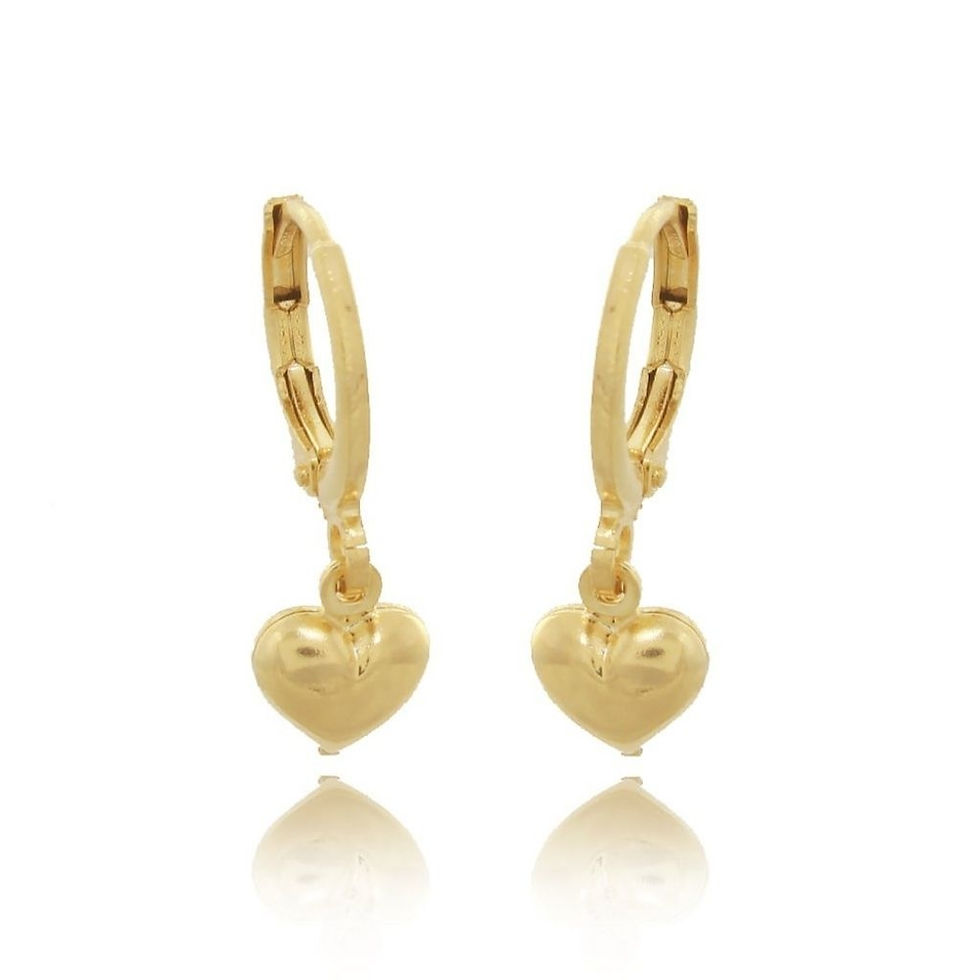 ARGOLA COM PINGENTE DE CORAÇÃO